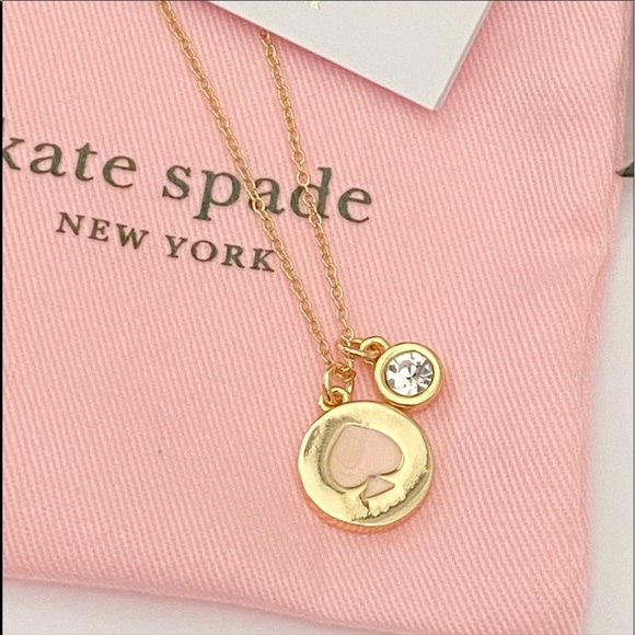 Kate spade pink spade necklace - Picture 3 of 6